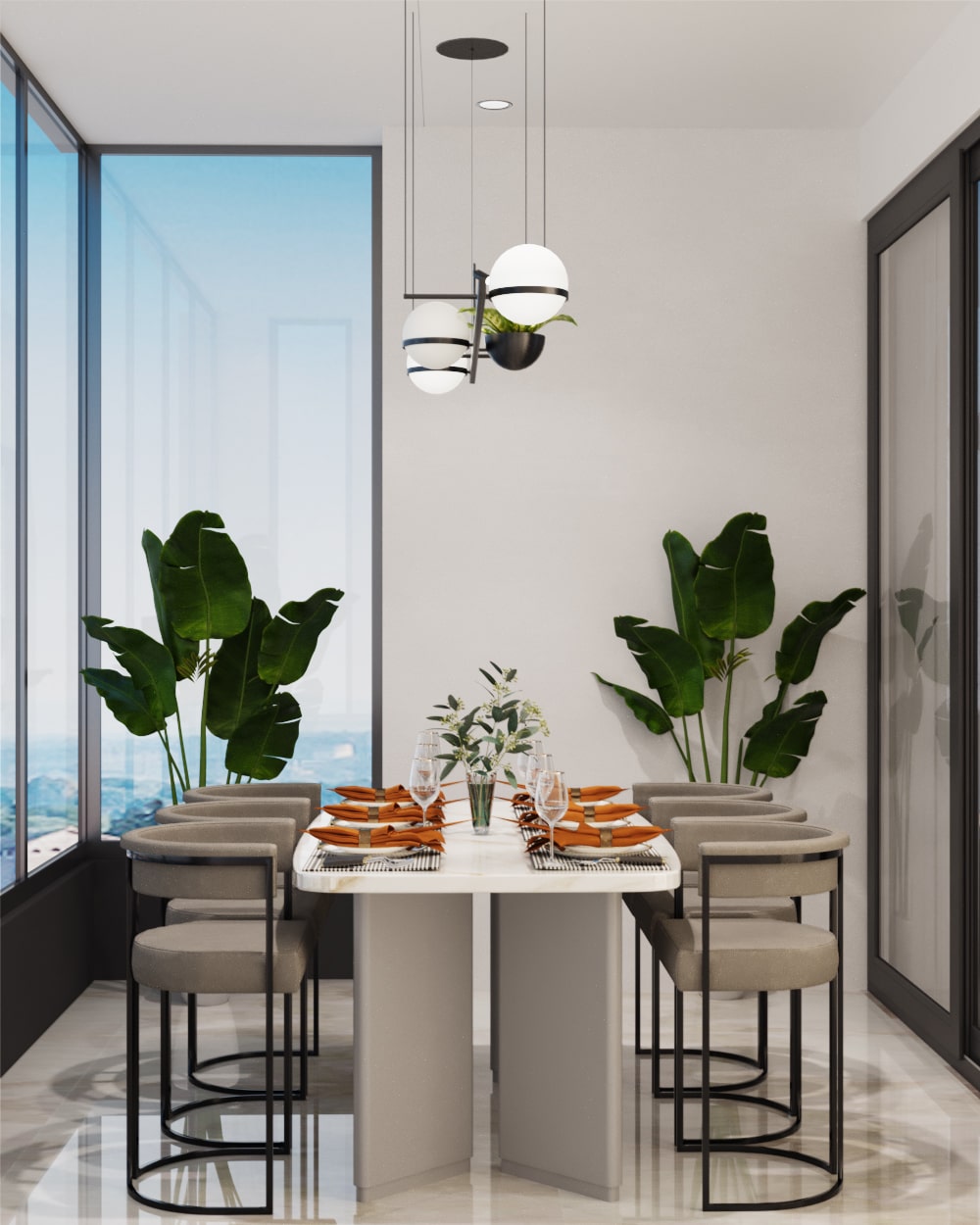 La Vida City dining area