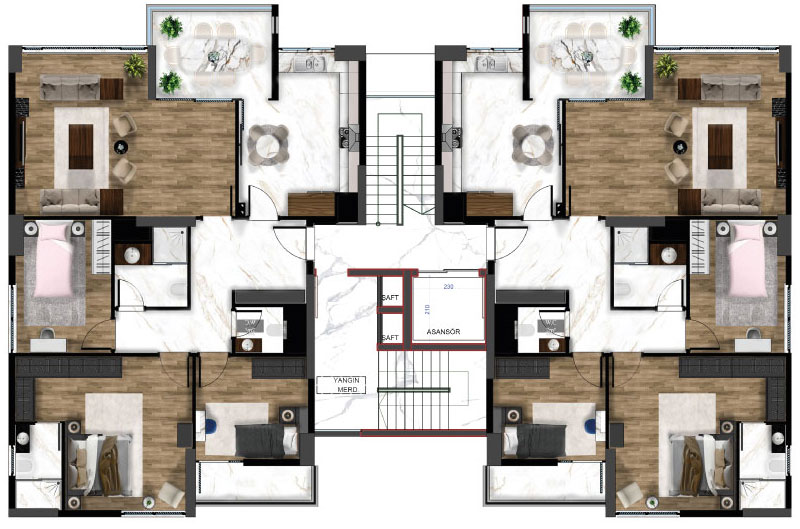 La Vida City typical floor plan 2