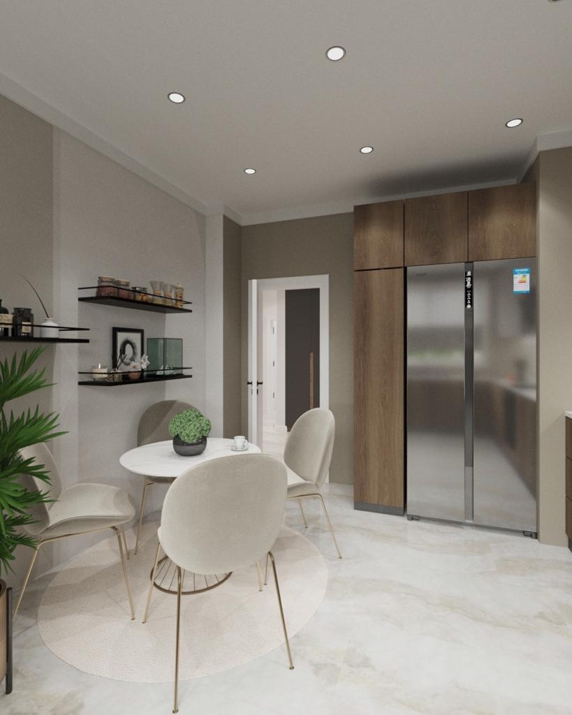 La Vida City kitchen and dining area